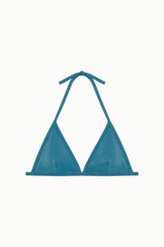 TOP MINIMAL LÚREX VERDE PETRÓLEO Cotton Sail Swimwear