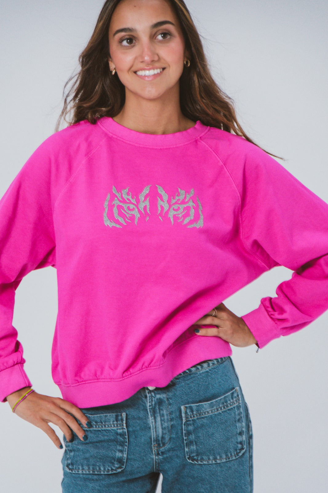 SUDADERA TIGRE FUCSIA Cotton Sail Swimwear