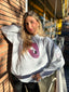 SUDADERA LIP BITE GRIS Cotton Sail Swimwear