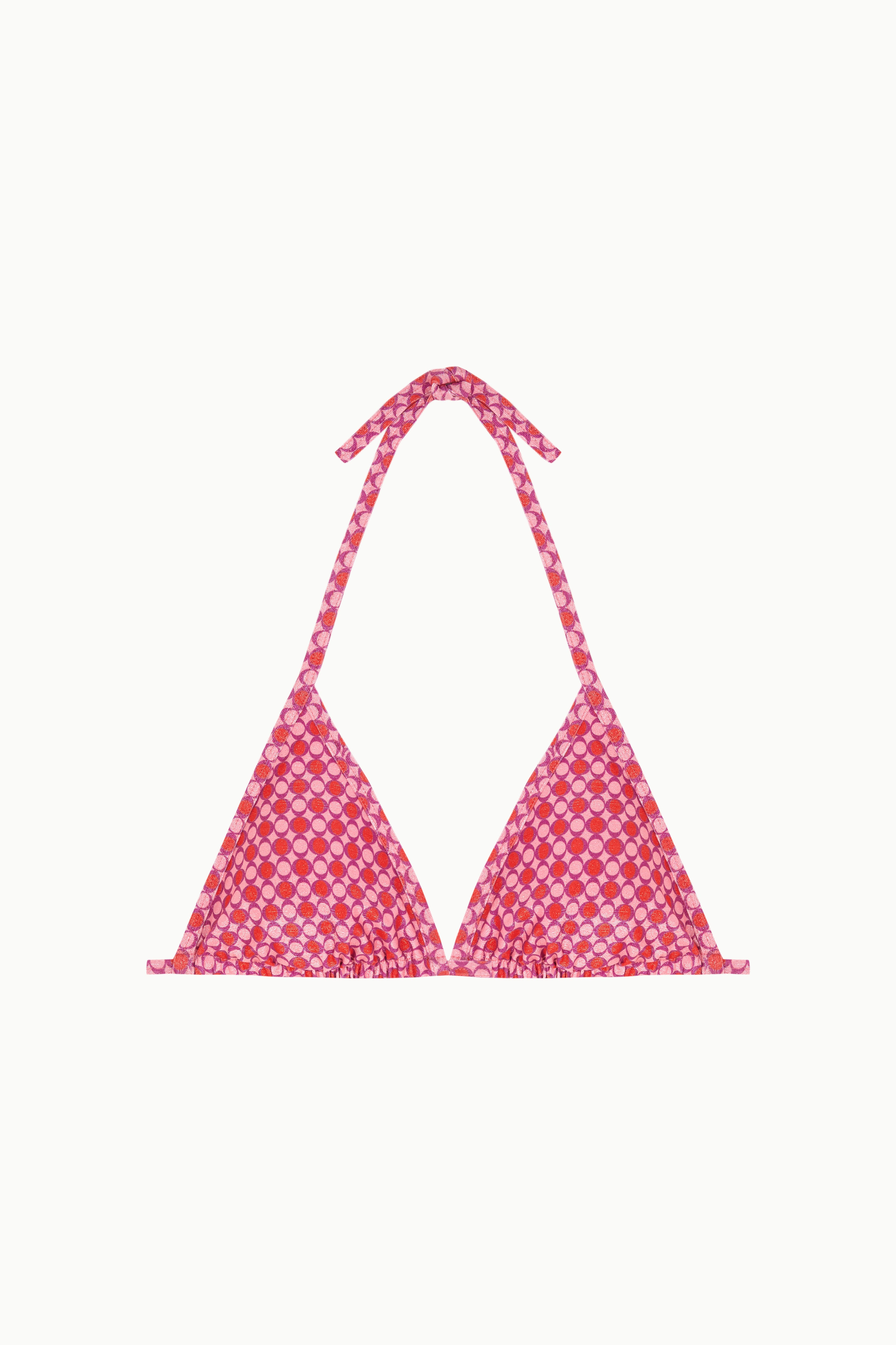TOP CORTINA LÚREX RETRO Cotton Sail Swimwear