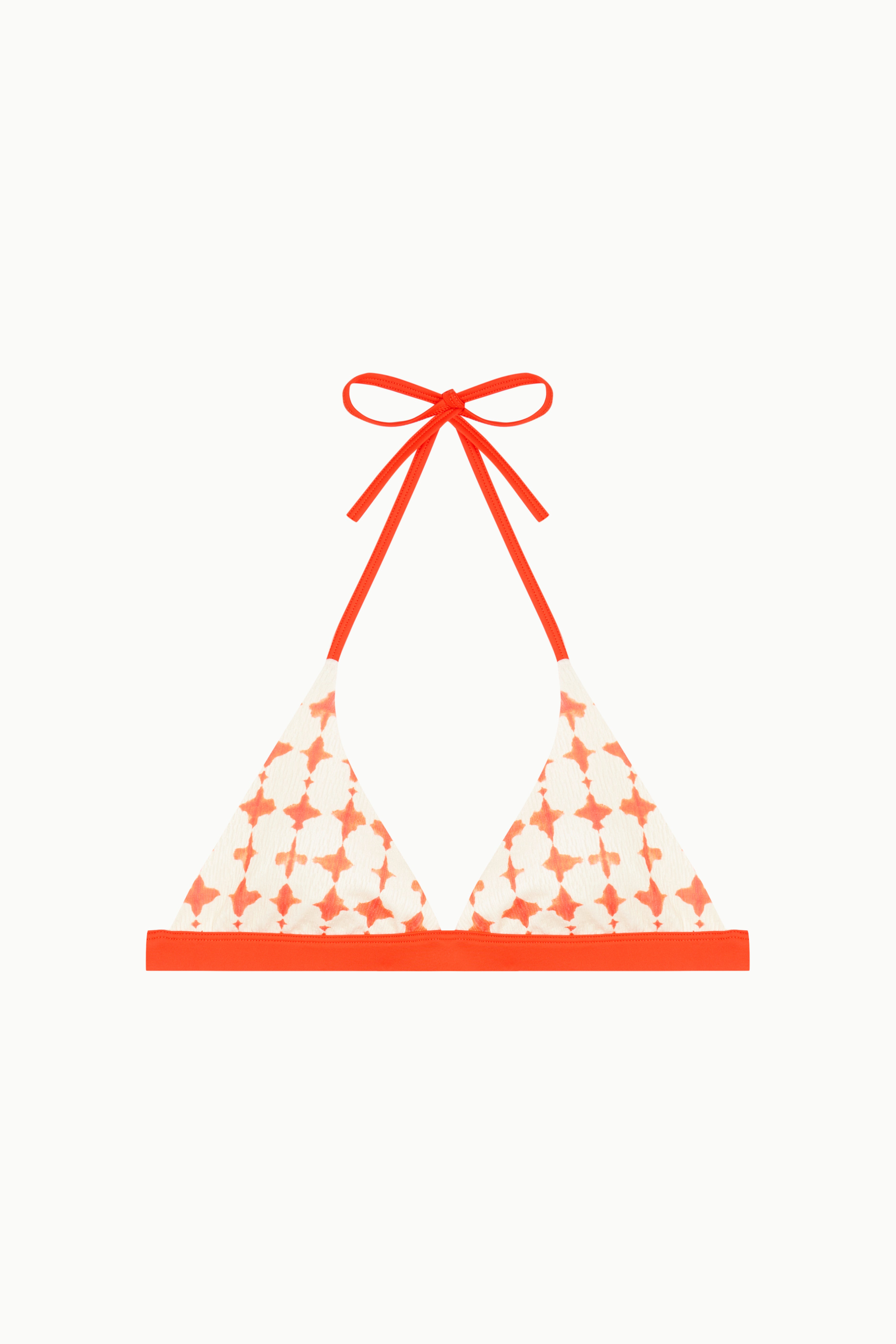 TOP CAPRI CRUCES Cotton Sail Swimwear