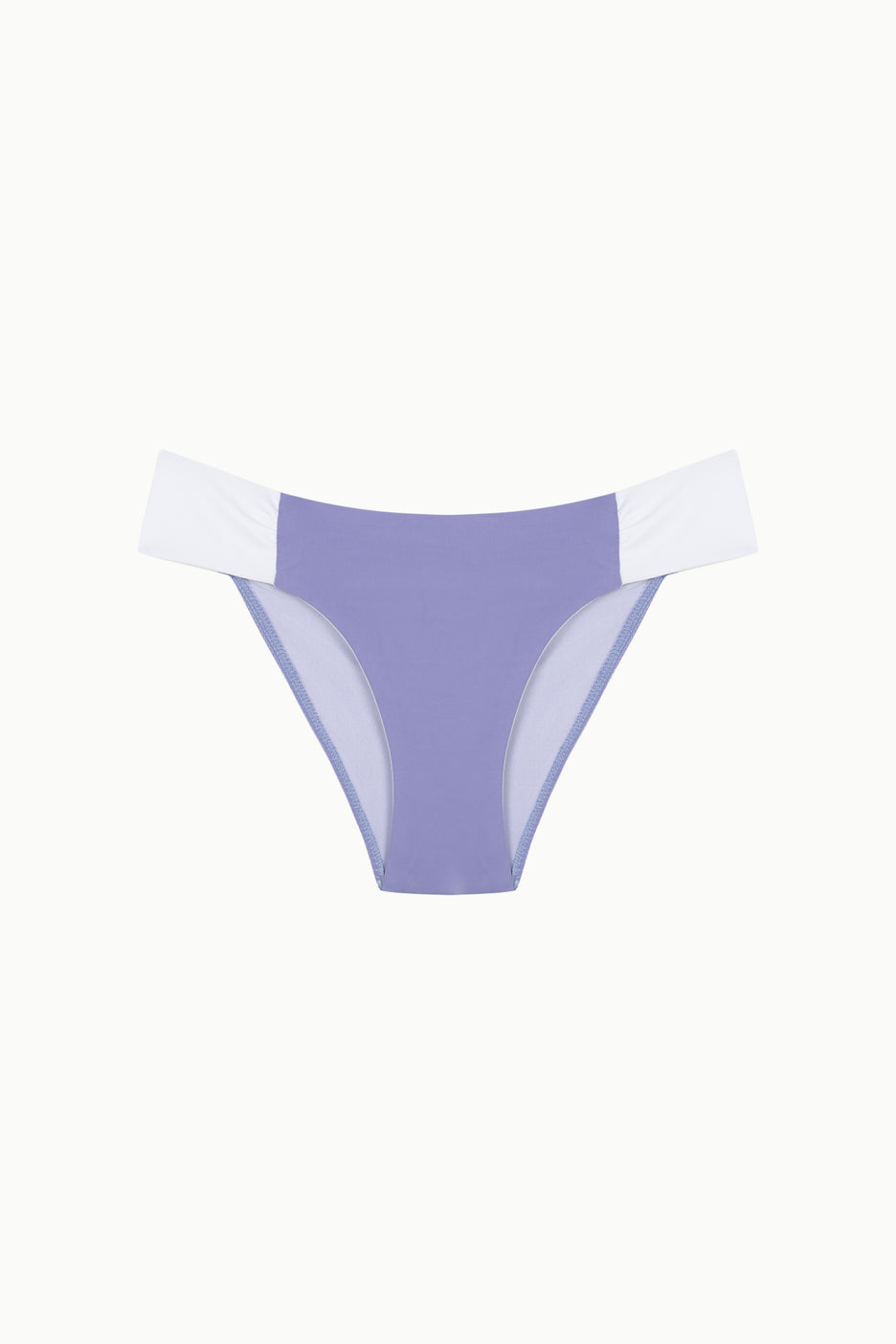 BRAGUITA BALI LAVANDA Y BLANCO Cotton Sail Swimwear