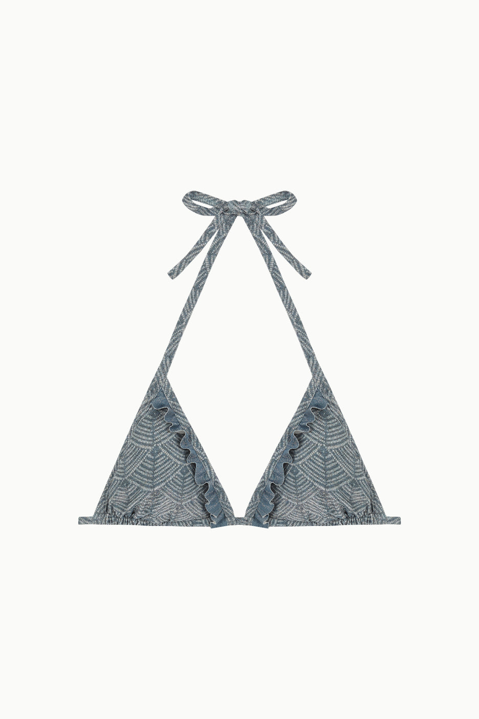 TOP CORTINA LÚREX NENÚFARES Cotton Sail Swimwear