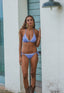 BIKINI MINIMAL LAVANDA CON PUNTILLA Cotton Sail Swimwear