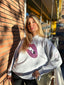 SUDADERA LIP BITE GRIS Cotton Sail Swimwear