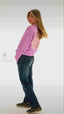 SUDADERA ALAS ROSA
