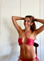 Bikini Ibiza Lúrex color rubí Cotton Sail Swimwear
