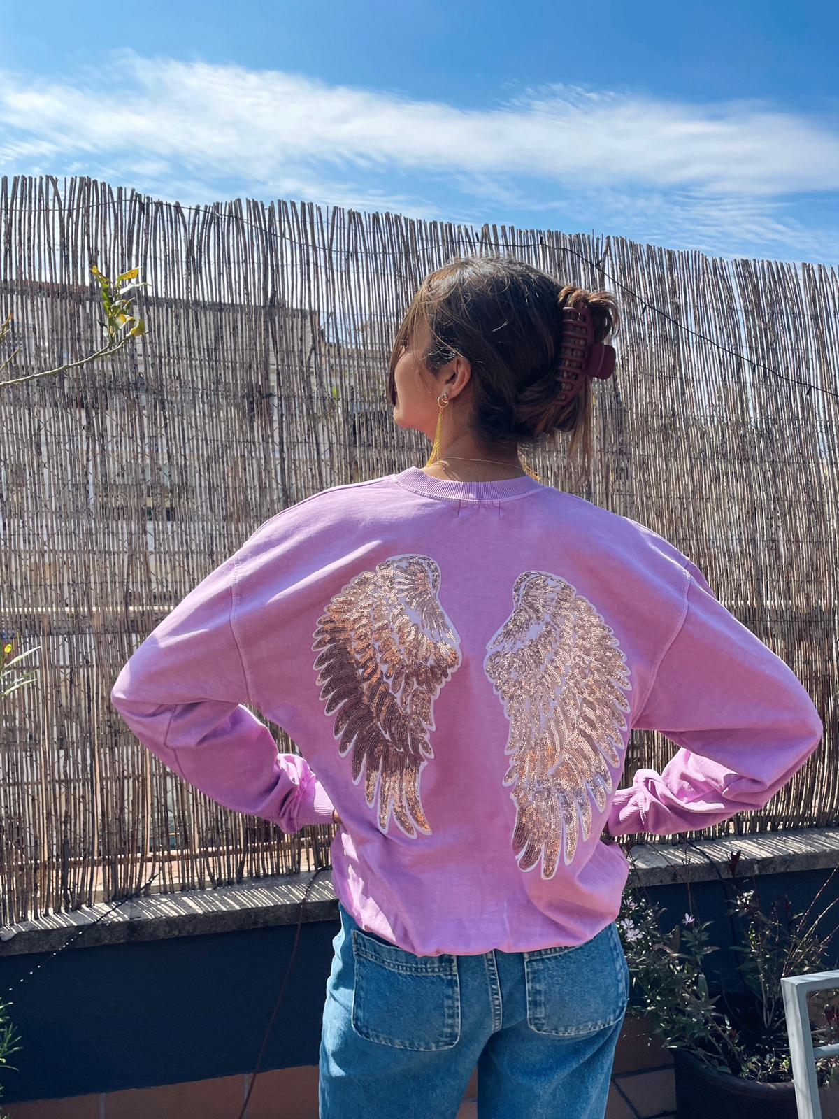 SUDADERA ALAS ROSA Cotton Sail Swimwear