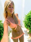BIKINI LAZO SALMÓN FLÚOR Cotton Sail Swimwear
