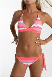 BRAGUITA CAPRI CANALÉ ZIGZAG Cotton Sail Swimwear