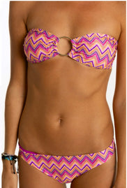 TOP BANDA RAINBOW ANILLA Cotton Sail Swimwear