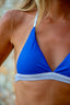 BIKINI CAPRI AZUL ROYAL Y PLATA Cotton Sail Swimwear