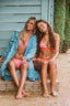 BIKINI CAPRI TIE & DYE CORAL Cotton Sail Swimwear
