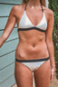 BIKINI CAPRI DORADO Y NEGRO Cotton Sail Swimwear