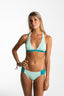 BRAGUITA BALI DE RAYAS AMARILLO Y VERDE Cotton Sail Swimwear