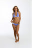 TOP BALI LAVANDA Y BLANCO Cotton Sail Swimwear