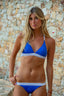 BIKINI CAPRI AZUL ROYAL Y PLATA Cotton Sail Swimwear