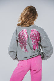 SUDADERA ALAS GRIS Cotton Sail Swimwear