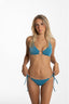 BRAGUITA HOOP LÚREX VERDE PETRÓLEO Cotton Sail Swimwear