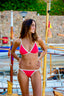 BIKINI MINIMAL CORAL & CREAM Cotton Sail Swimwear