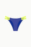 BIKINI AMALFI AZUL ROYAL Y AMARILLO NEÓN Cotton Sail Swimwear