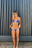 BIKINI MINIMAL AZUL ROYAL Y PLATA Cotton Sail Swimwear