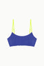 BIKINI AMALFI AZUL ROYAL Y AMARILLO NEÓN Cotton Sail Swimwear