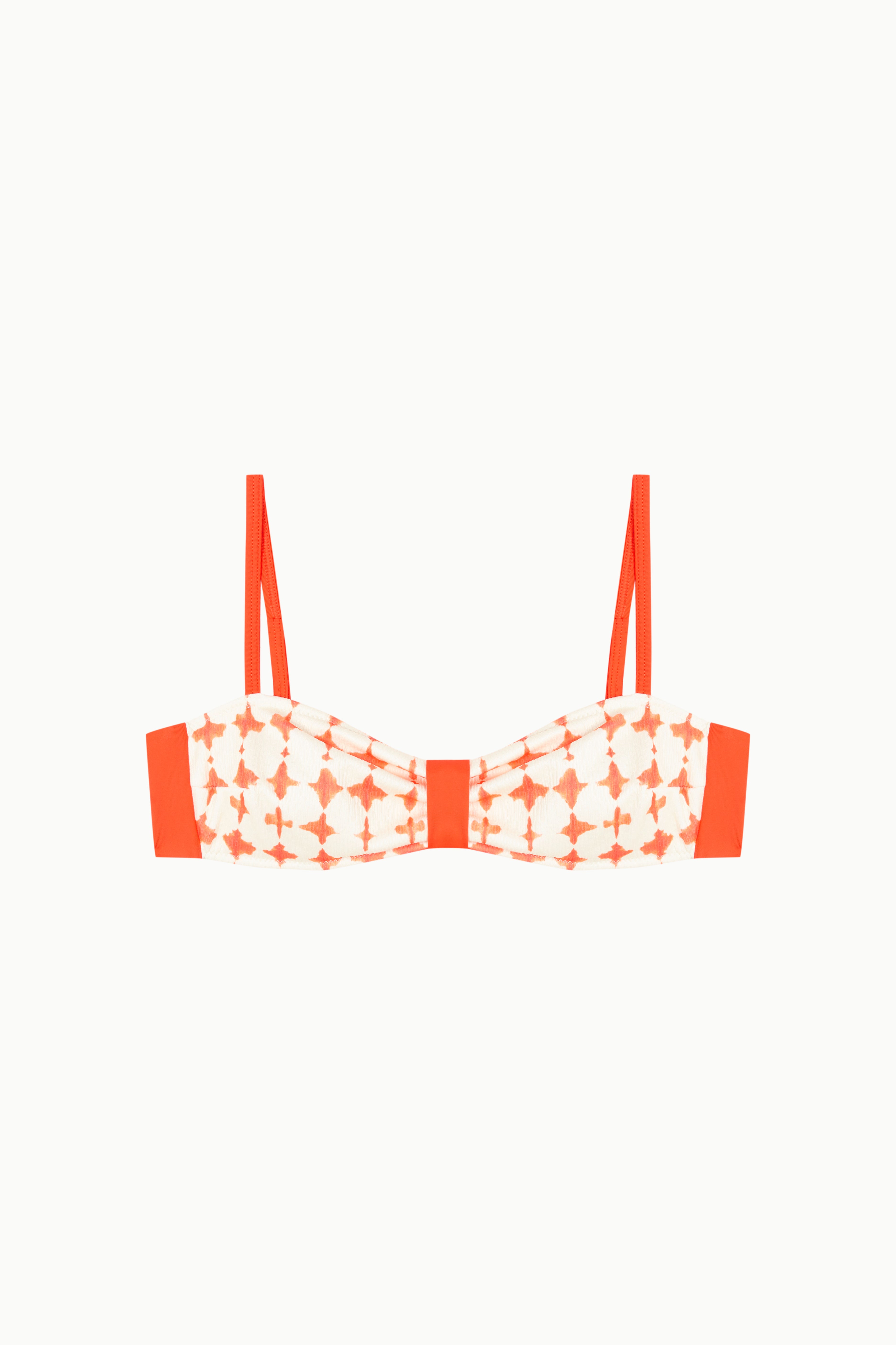 TOP BANDEAU CRUCES Cotton Sail Swimwear