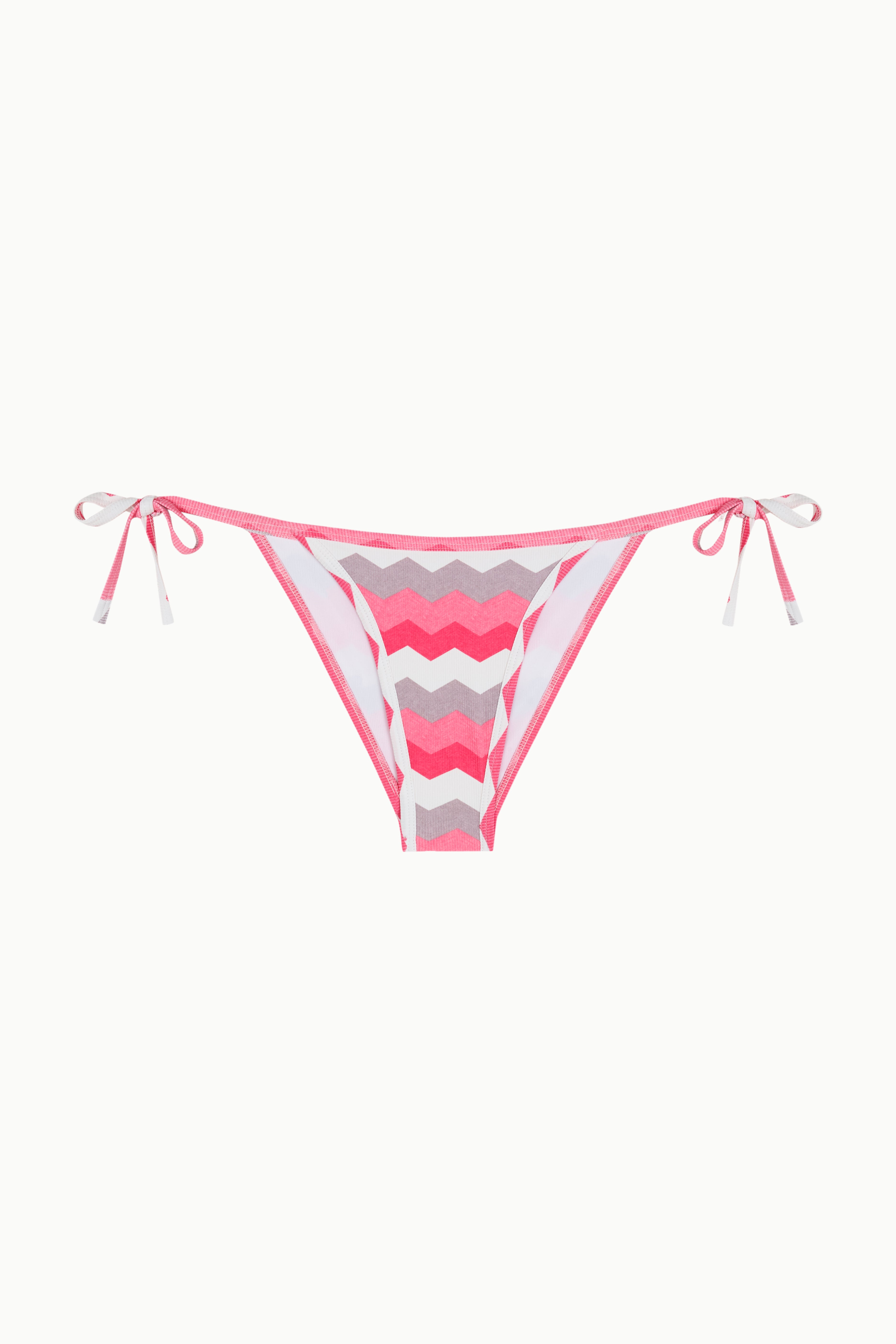 BRAGUITA MINIMAL CANALÉ ZIGZAG Cotton Sail Swimwear