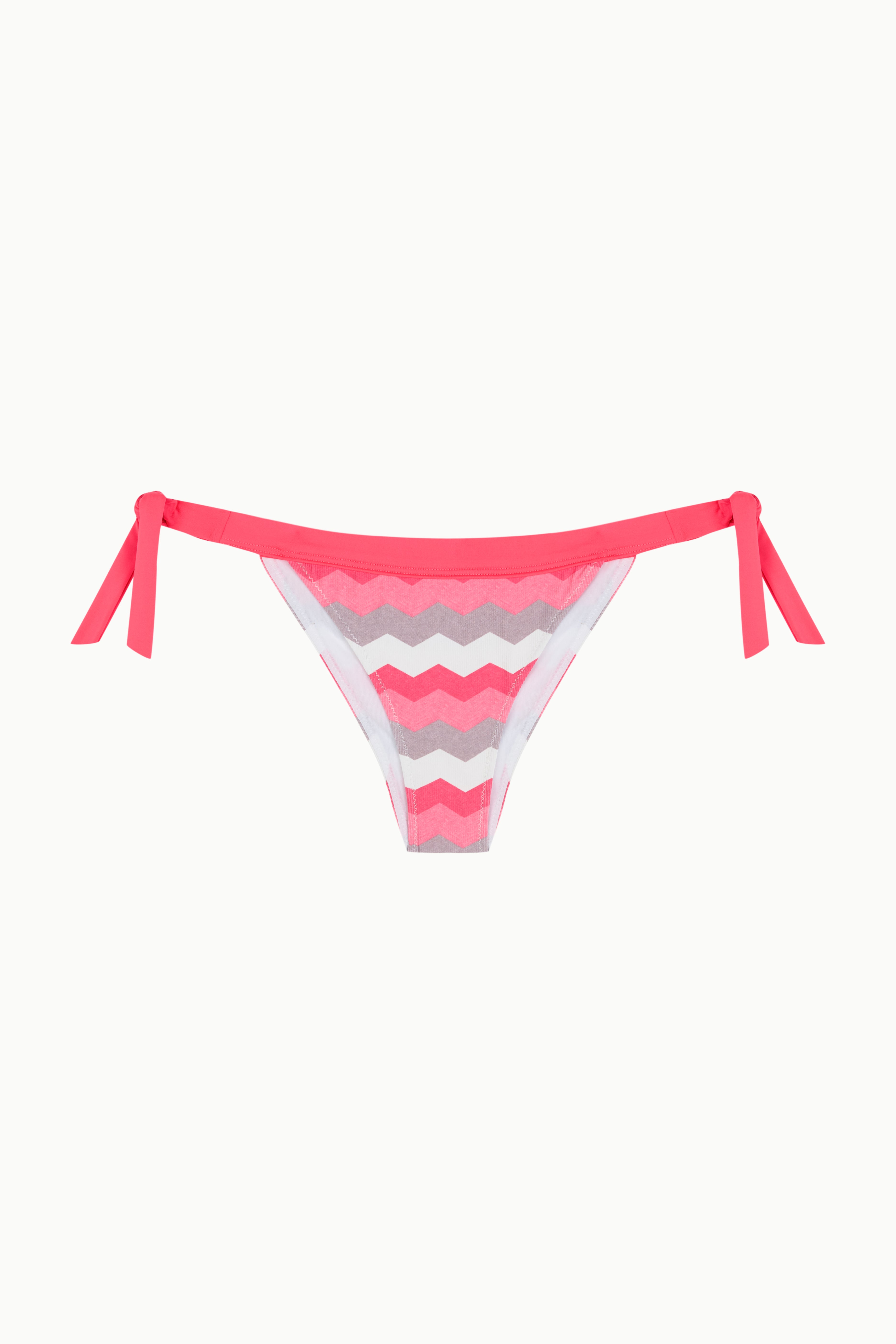 BRAGUITA CAPRI CANALÉ ZIGZAG Cotton Sail Swimwear