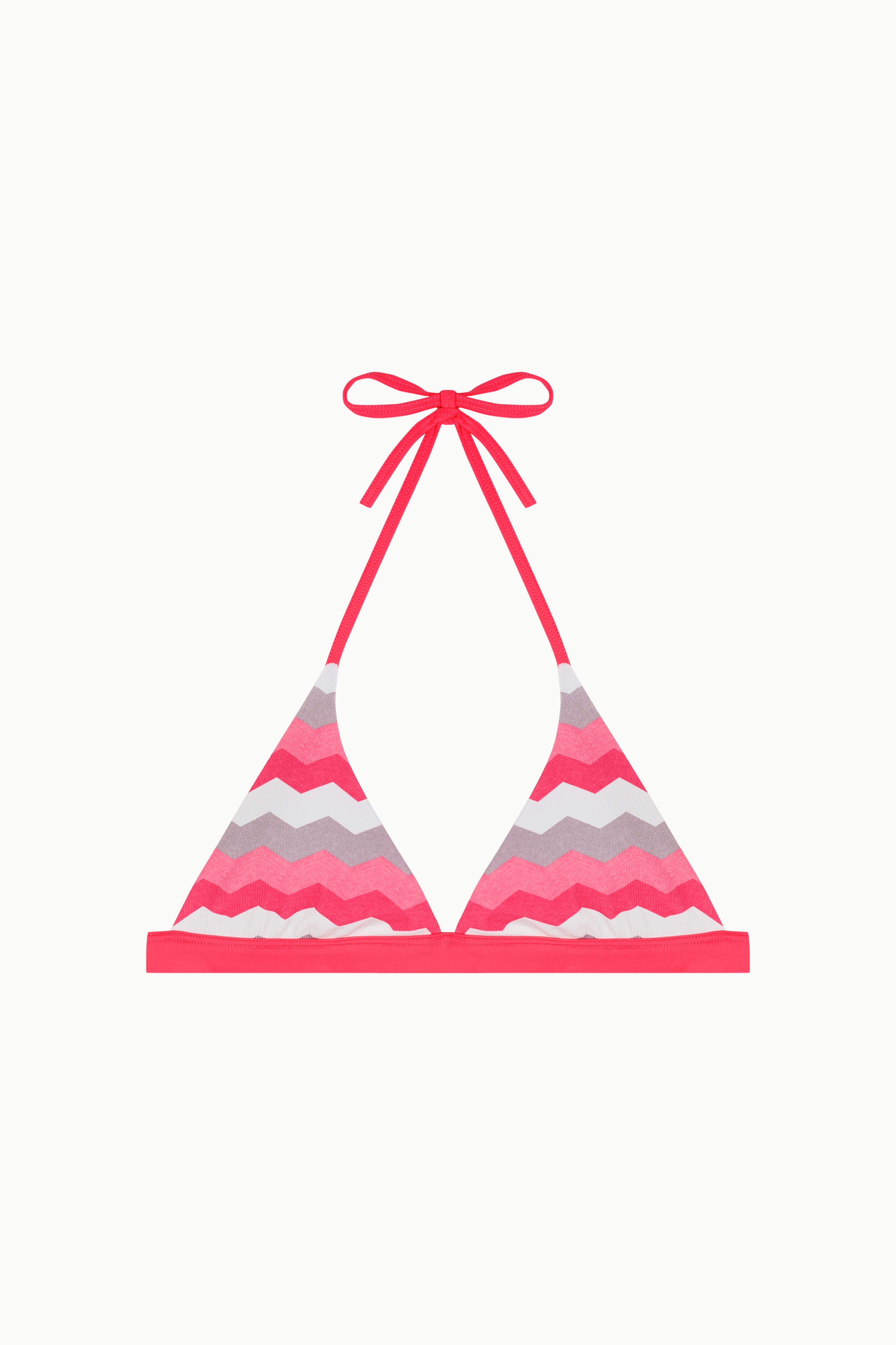 TOP CAPRI CANALÉ ZIGZAG Cotton Sail Swimwear