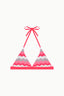 TOP CAPRI CANALÉ ZIGZAG Cotton Sail Swimwear