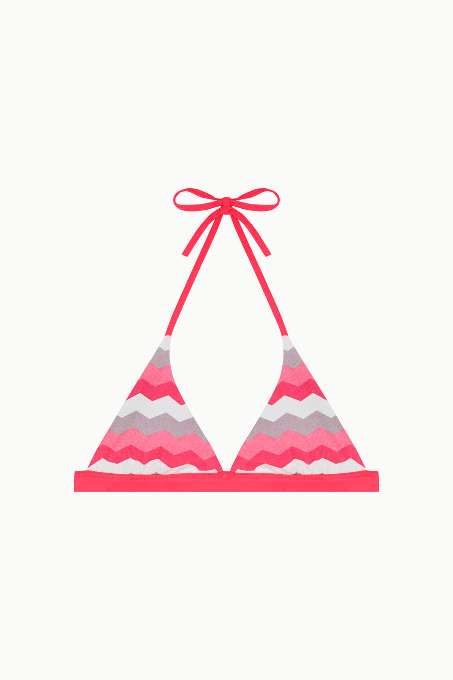 TOP CAPRI CANALÉ ZIGZAG Cotton Sail Swimwear