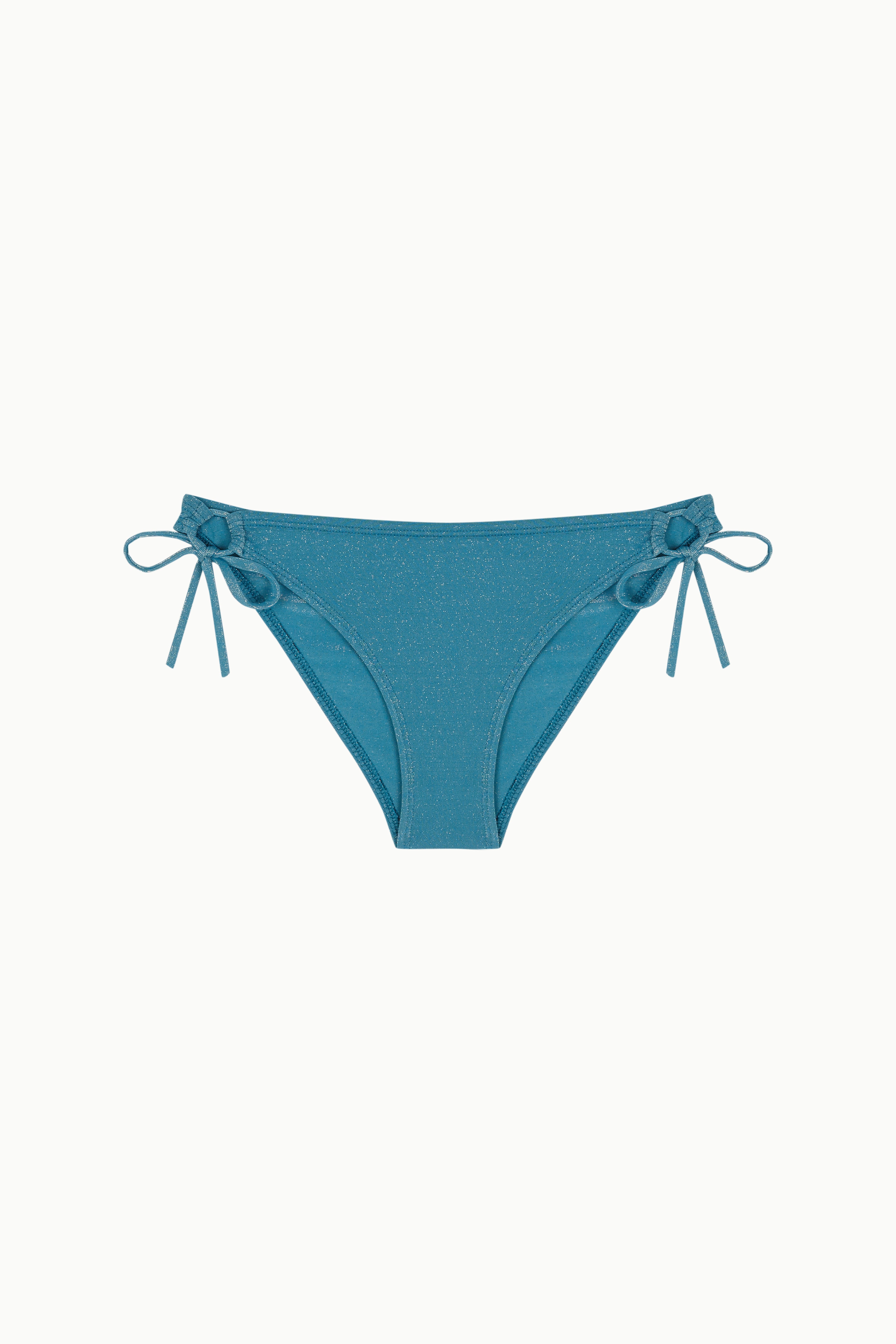 BRAGUITA IBIZA LÚREX VERDE PETRÓLEO Cotton Sail Swimwear