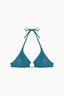TOP HOOP LÚREX VERDE PETRÓLEO Cotton Sail Swimwear