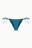 BRAGUITA HOOP LÚREX VERDE PETRÓLEO Cotton Sail Swimwear