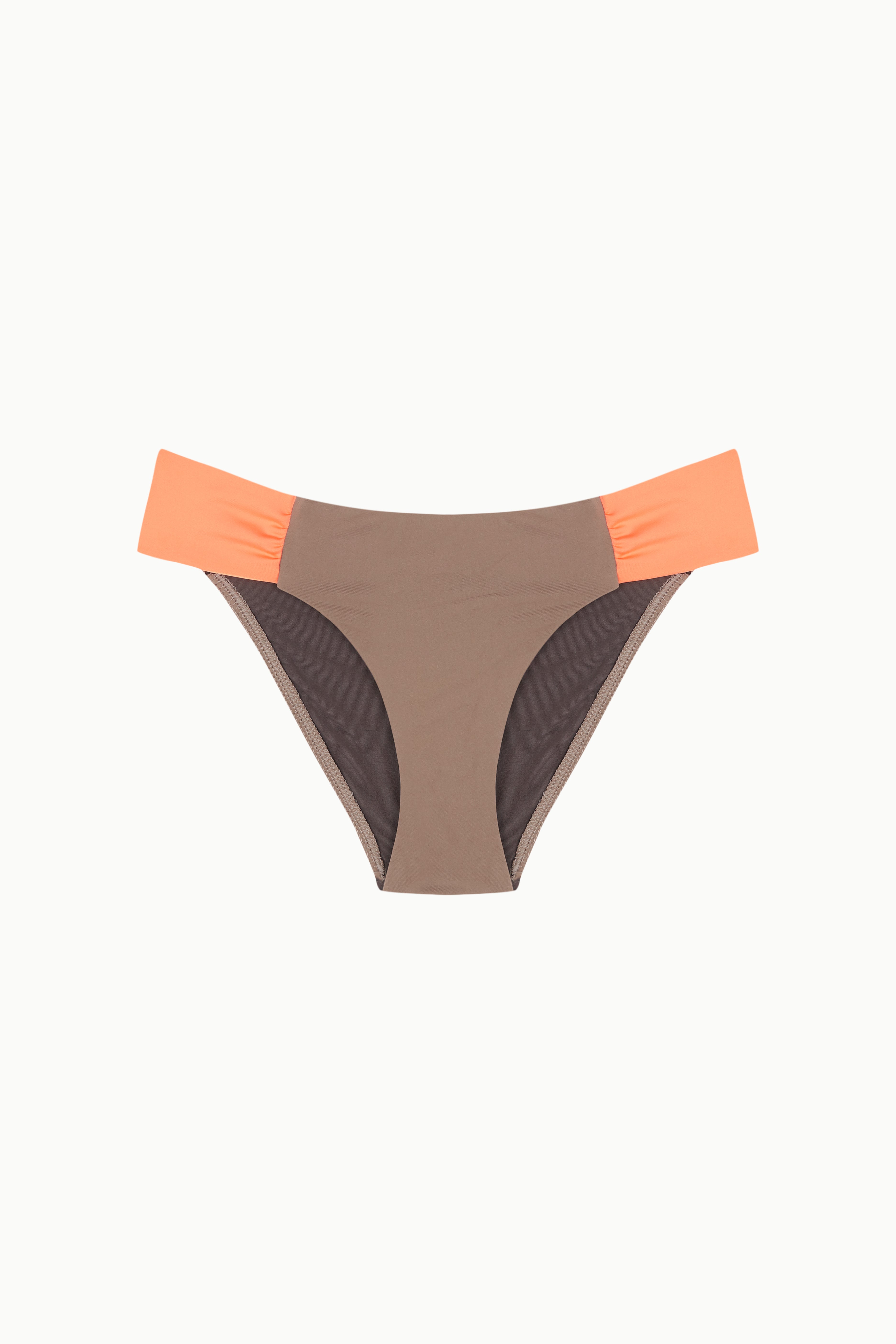 BRAGUITA BALI TOPO Y SALMÓN Cotton Sail Swimwear