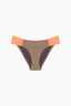 BRAGUITA BALI TOPO Y SALMÓN Cotton Sail Swimwear
