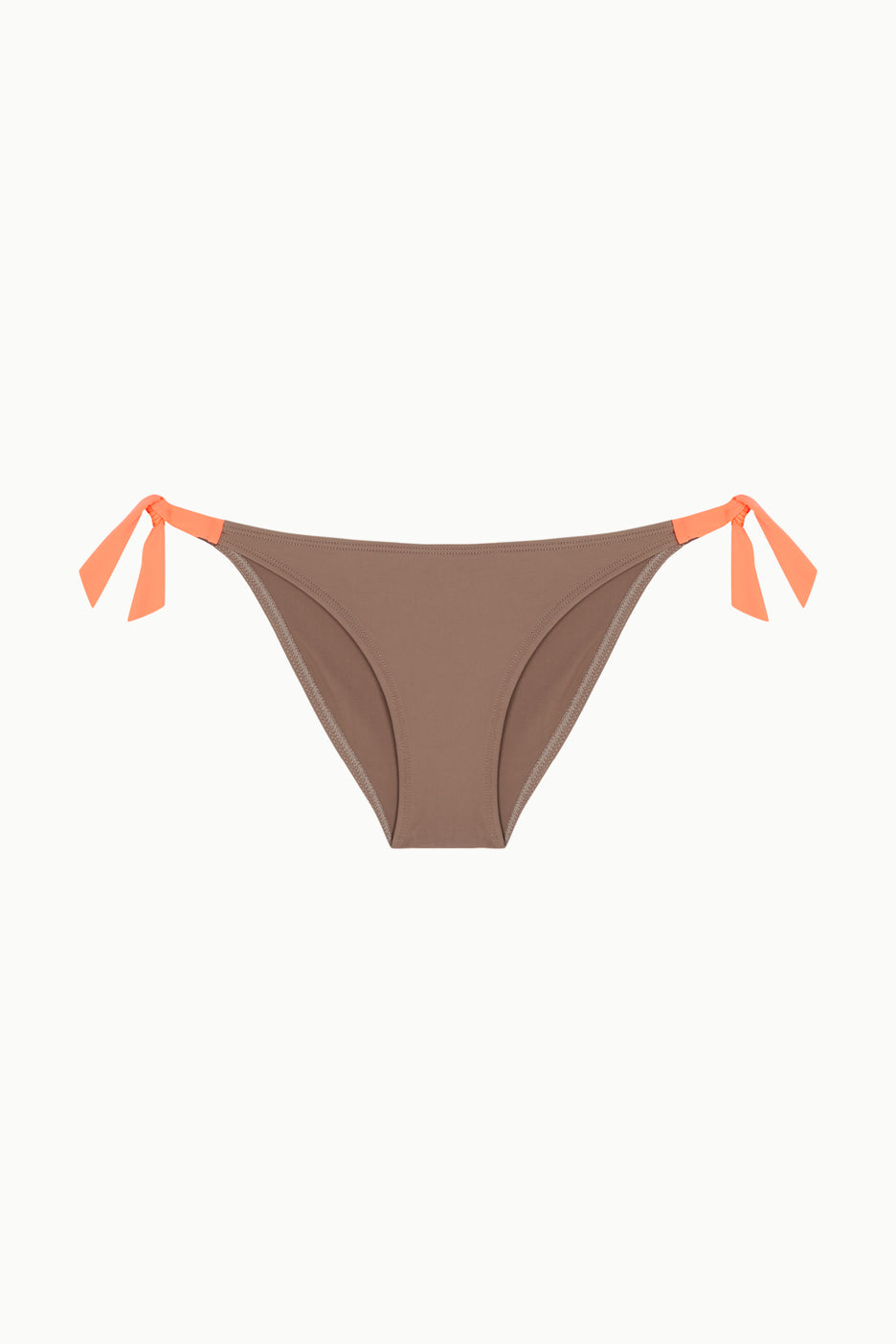 BRAGUITA LAZOS TOPO Y SALMÓN Cotton Sail Swimwear