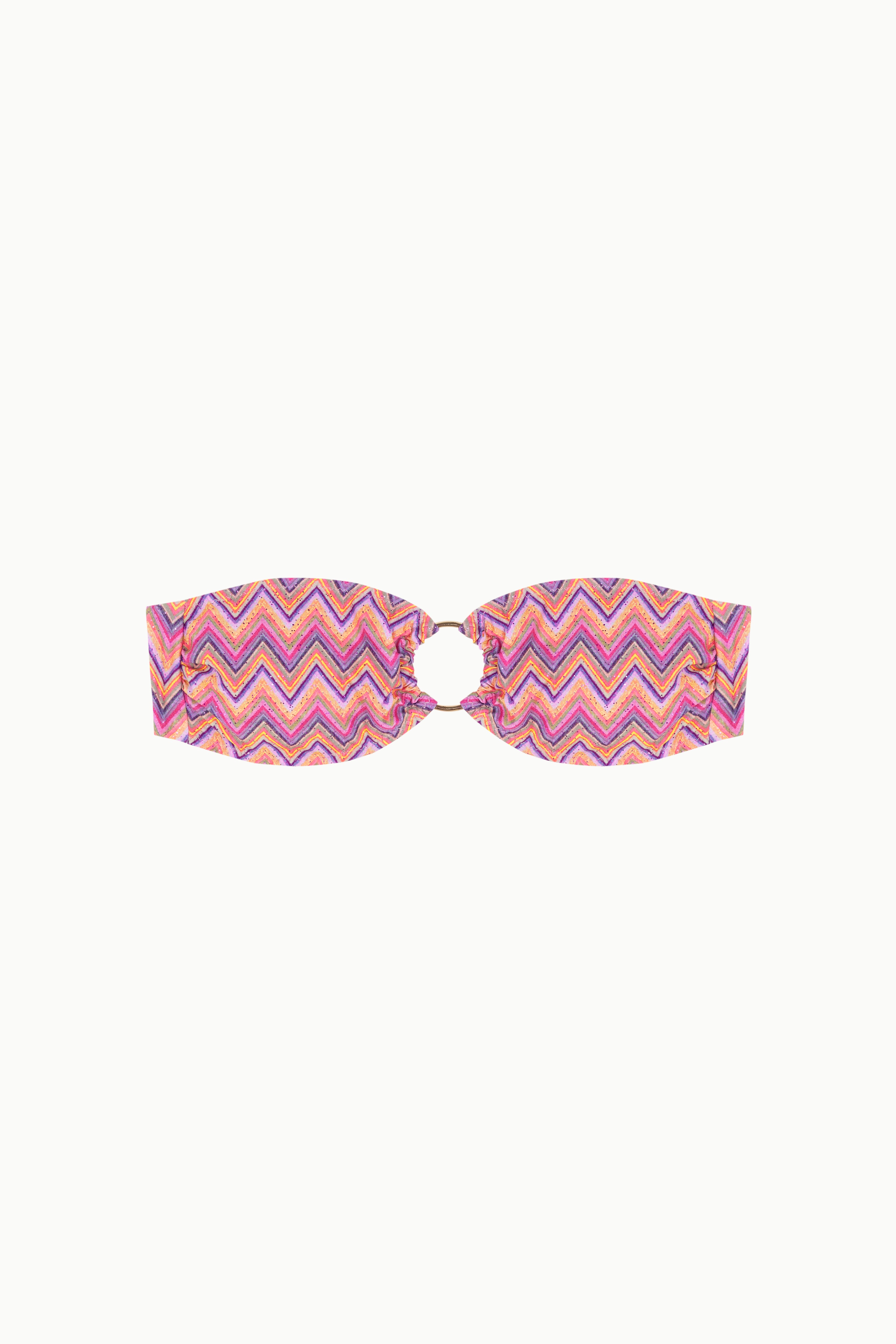 TOP BANDA RAINBOW ANILLA Cotton Sail Swimwear