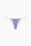 BRAGUITA MINIMAL LAVANDA Y BLANCO Cotton Sail Swimwear
