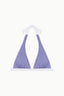 TOP BALI LAVANDA Y BLANCO Cotton Sail Swimwear
