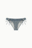 BRAGUITA VOLANTE LÚREX NENÚFARES Cotton Sail Swimwear