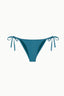 BRAGUITA MINIMAL LÚREX VERDE PETRÓLEO Cotton Sail Swimwear