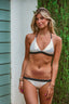 BIKINI CAPRI DORADO Y NEGRO Cotton Sail Swimwear