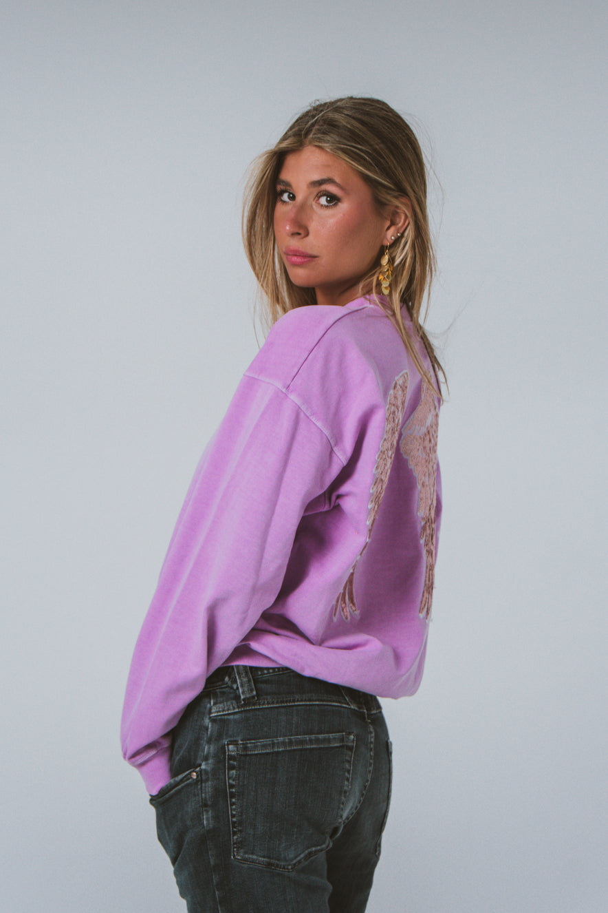 SUDADERA ALAS ROSA Cotton Sail Swimwear