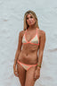 Bikini Minimal dorado y butano Cotton Sail Swimwear
