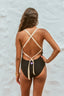 Bañador negro y dorado Cotton Sail Swimwear